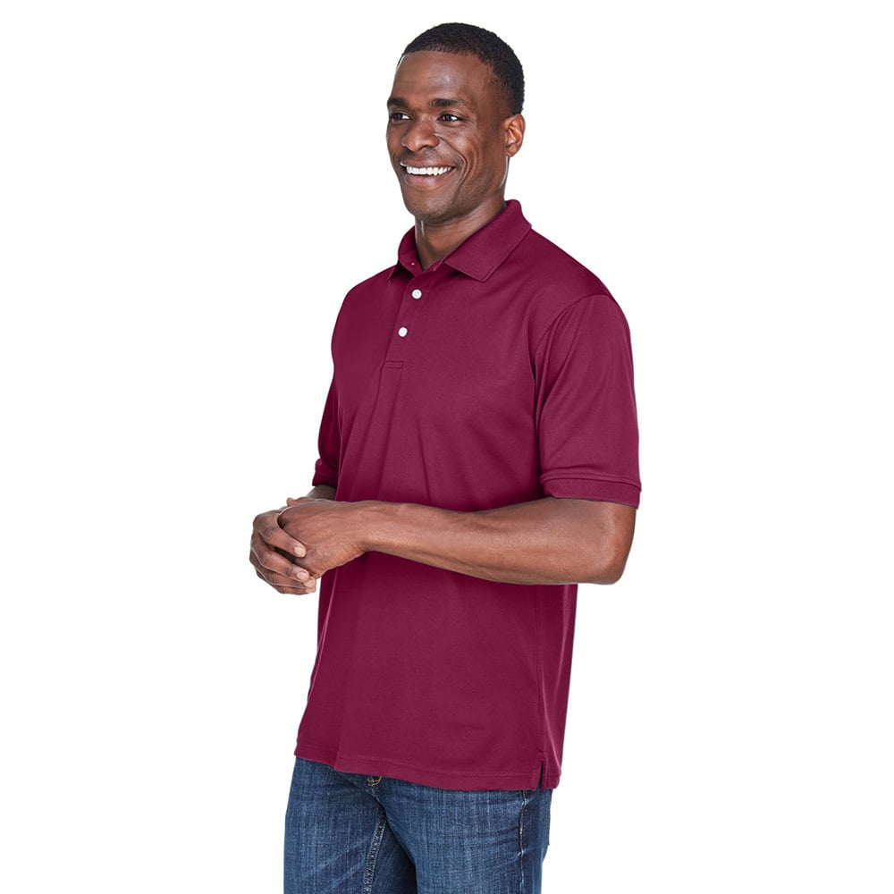 UltraClub U8315 Men's Piqué Polo with TempControl Technology - Gorvex.com