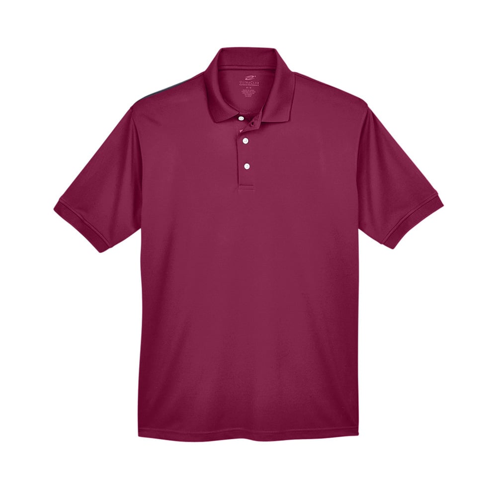 UltraClub U8315 Men's Piqué Polo with TempControl Technology - Gorvex.com