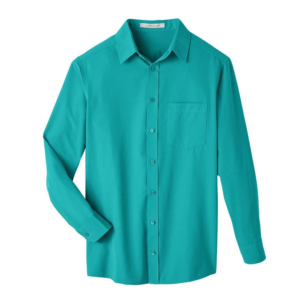 UltraClub UC500 Men's Bradley Performance Woven Shirt - Gorvex.com