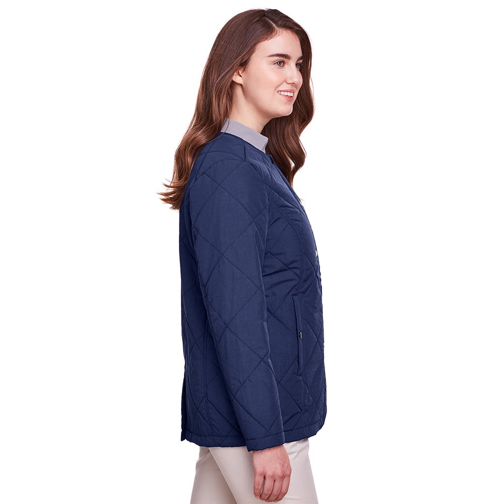 UltraClub UC708W Ladies' Dawson Quilted Hacking Jacket - Gorvex.com