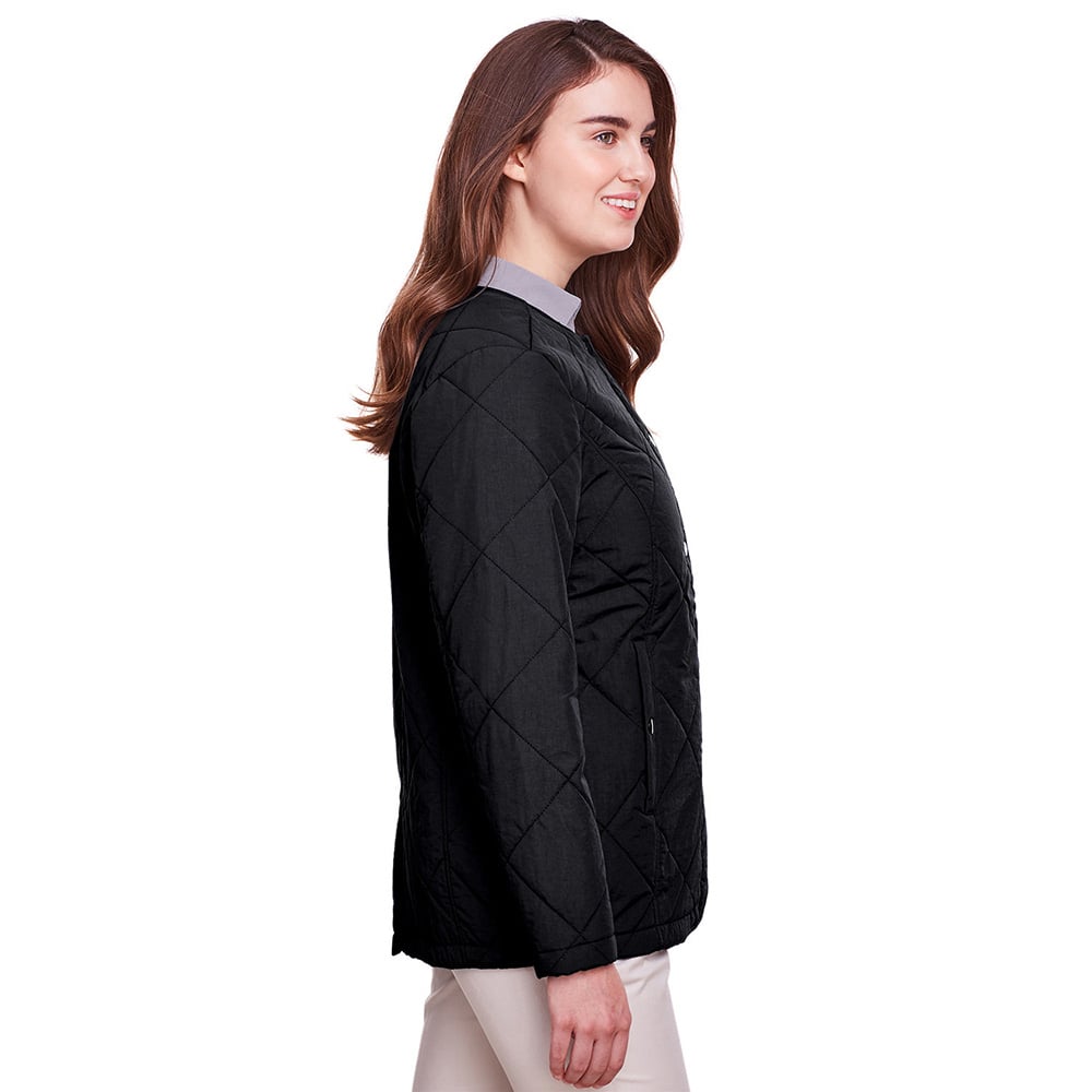 UltraClub UC708W Ladies' Dawson Quilted Hacking Jacket - Gorvex.com