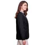 UltraClub UC708W Ladies' Dawson Quilted Hacking Jacket - Gorvex.com