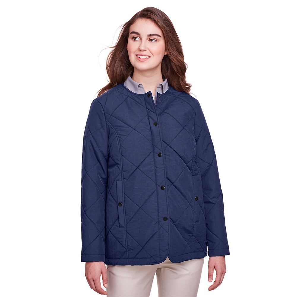 UltraClub UC708W Ladies' Dawson Quilted Hacking Jacket - Gorvex.com