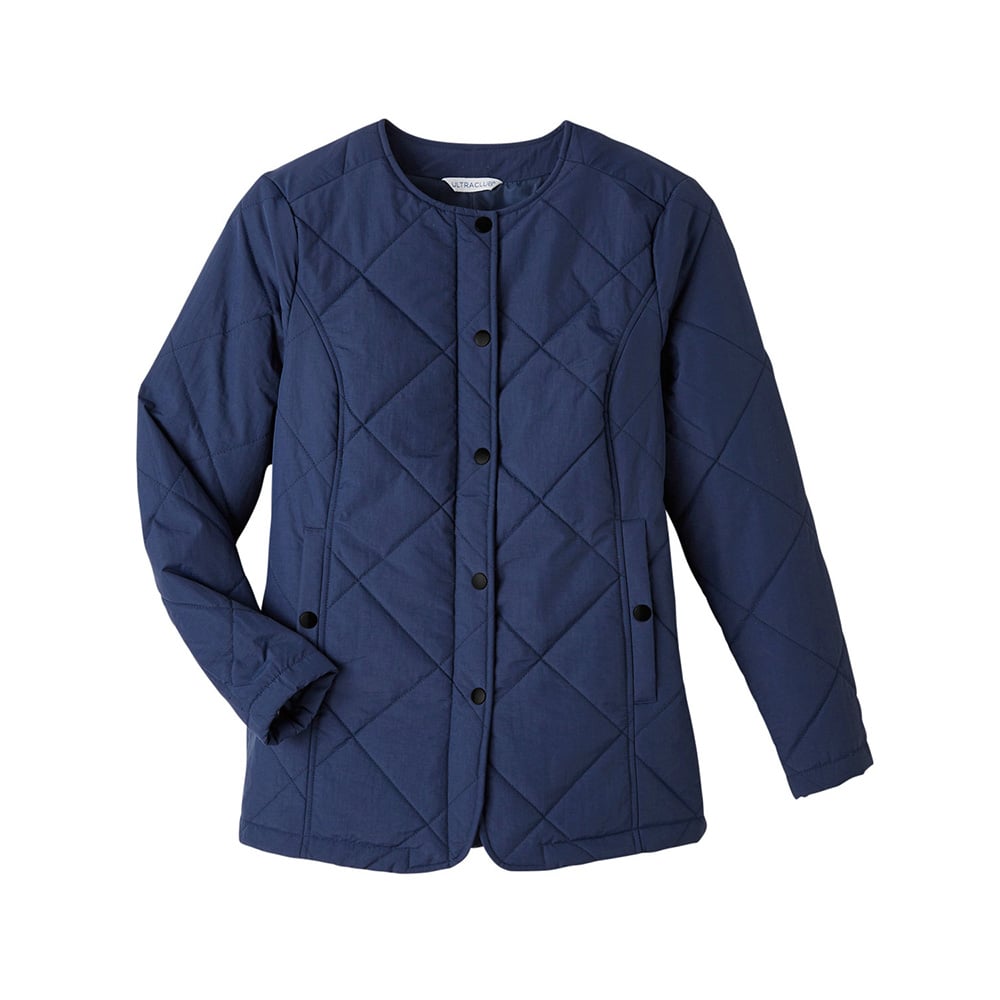 UltraClub UC708W Ladies' Dawson Quilted Hacking Jacket - Gorvex.com