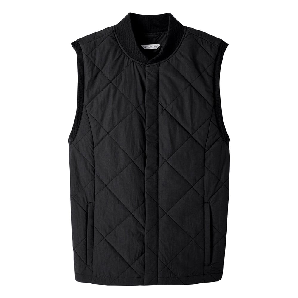 UltraClub UC709 Men's Dawson Quilted Hacking Vest - Gorvex.com