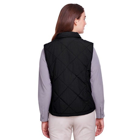 UltraClub UC709W Ladies' Dawson Quilted Hacking Vest - Gorvex.com