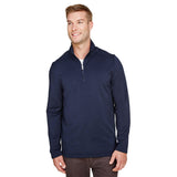 UltraClub UC792 Men's Coastal Pique Fleece Quarter - Zip Pullover - Gorvex.com