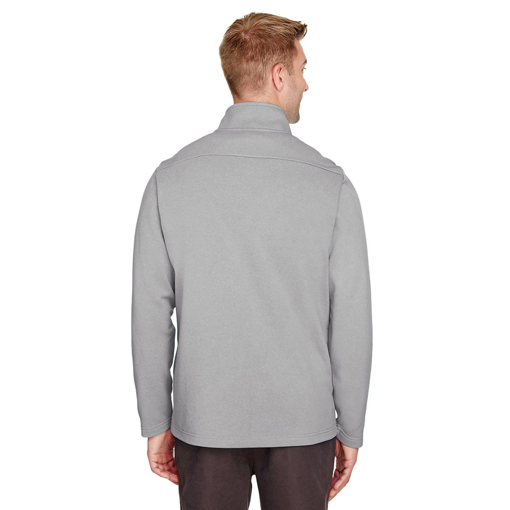 UltraClub UC792 Men's Coastal Pique Fleece Quarter - Zip Pullover - Gorvex.com