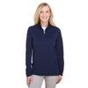 UltraClub UC792W Ladies' Coastal Pique Fleece Quarter - Zip Pullover - Gorvex.com