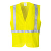 Portwest UMV21 Arc Rated FR Hi Vis Mesh Vest with Hook & Loop Closure