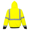 Portwest US365 Hi Vis 3-in-1 Premium Bomber Jacket with Zip Sweatshirt