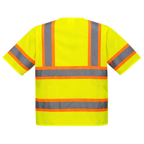 Portwest US382 Kobuk Hi Vis Yellow 5-Point Breakaway Mesh Vest