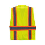 Portwest US385 Hi Vis Mesh Breakaway Vest with Adjustable Straps