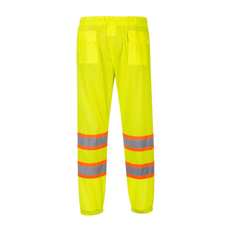 Portwest US386 Hi Vis Yellow Mesh Overpants with Rear Pockets