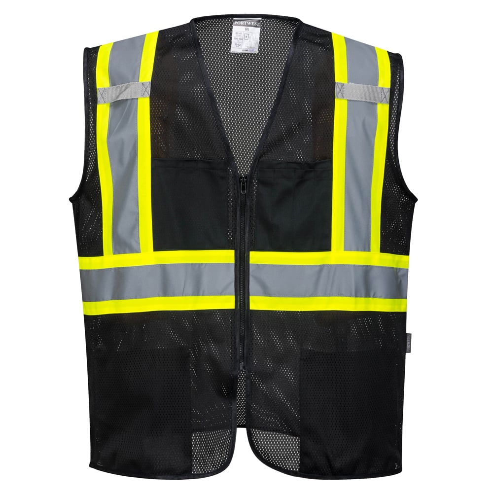 Portwest US391 Iona Xtra Hi Vis Mesh Vest with Contrasting Tape