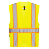 Portwest US394 Class 2 Hi Vis Fall Protection Vest with D-Ring Access