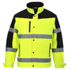 Portwest US429 Hi Vis Two Tone Softshell Jacket with Storm Flap Zipper