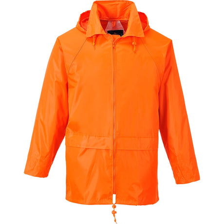 Portwest US440 Classic Lightweight Rain Jacket with Hood