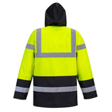 Portwest US466 Series Hi Vis Contrast Traffic Jacket with Quilt Lining