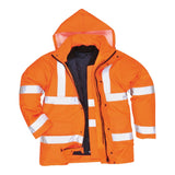 Portwest US468 Series Hi Vis 4-in-1 Traffic Jacket with Removable Vest