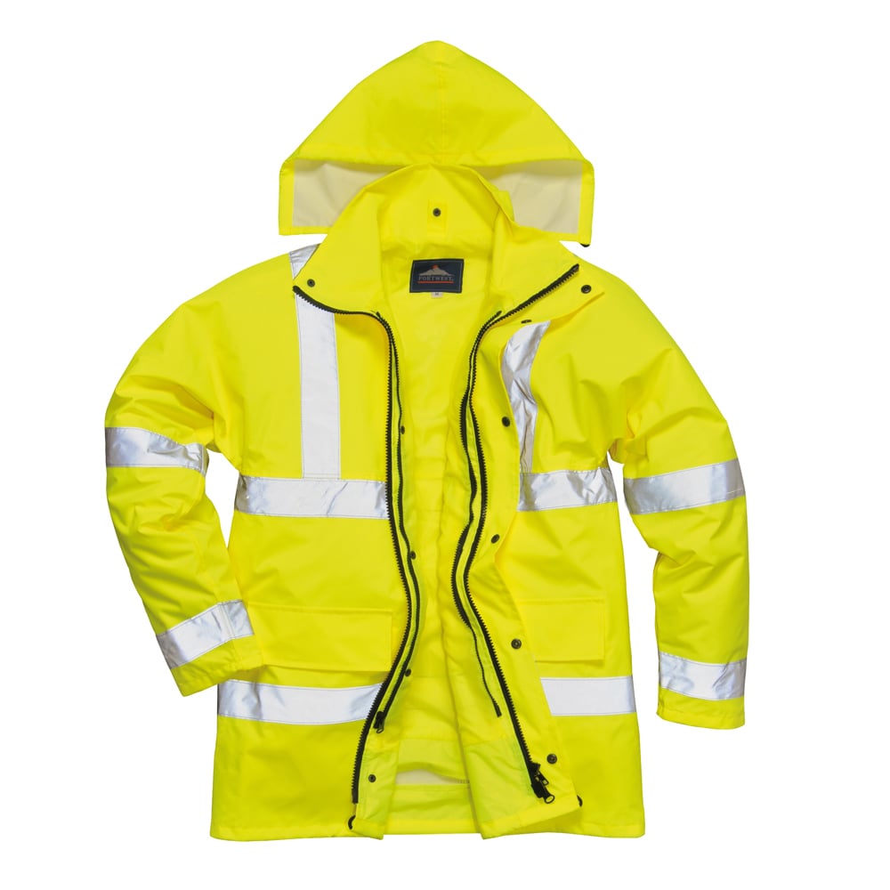 Portwest US468 Series Hi Vis 4-in-1 Traffic Jacket with Removable Vest