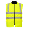 Portwest US469 Hi Vis Reversible Bodywarmer Vest with Zip Closure