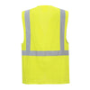 Portwest US476 Series Hi Vis Berlin Executive Solid Vest with D-Ring