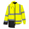 Portwest US768 Hi Vis Executive 5-in-1 Jacket with Hook and Loop Cuffs