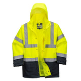 Portwest US768 Hi Vis Executive 5-in-1 Jacket with Hook and Loop Cuffs