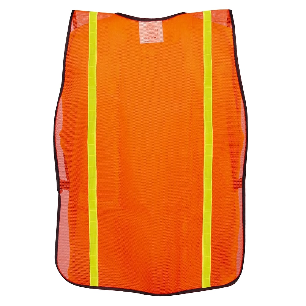 Hi Vis Mesh Vest with Reflective Strips / Hook & Loop Closure