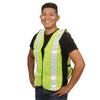 Hi Vis Mesh Vest with 2" Reflective Strips/Hook & Loop Closure