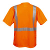 Cor-Brite® Hi Vis Short Sleeved Shirt, Reflective Tape & Chest Pocket