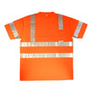 Cor-Brite® Hi Vis Short Sleeve Shirt with Heat Applied Reflective Tape