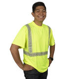 Cor-Brite® Comfort Stretch Short Sleeved Shirt with Heat Transfer Tape