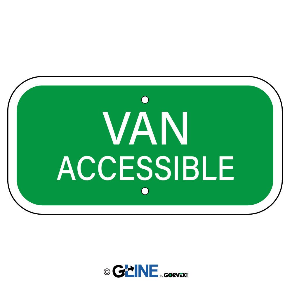 Van Accessible - Handicapped Parking Sign - Gorvex.com