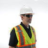 COR-BRITE® Hi Vis Mesh Surveyor's Vest/Contrasting Tapes and 2 Mic Tab