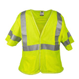 Cor-Brite™ FR Modacrylic Sleeved Mesh Vest with 3M Heat Applied Tape