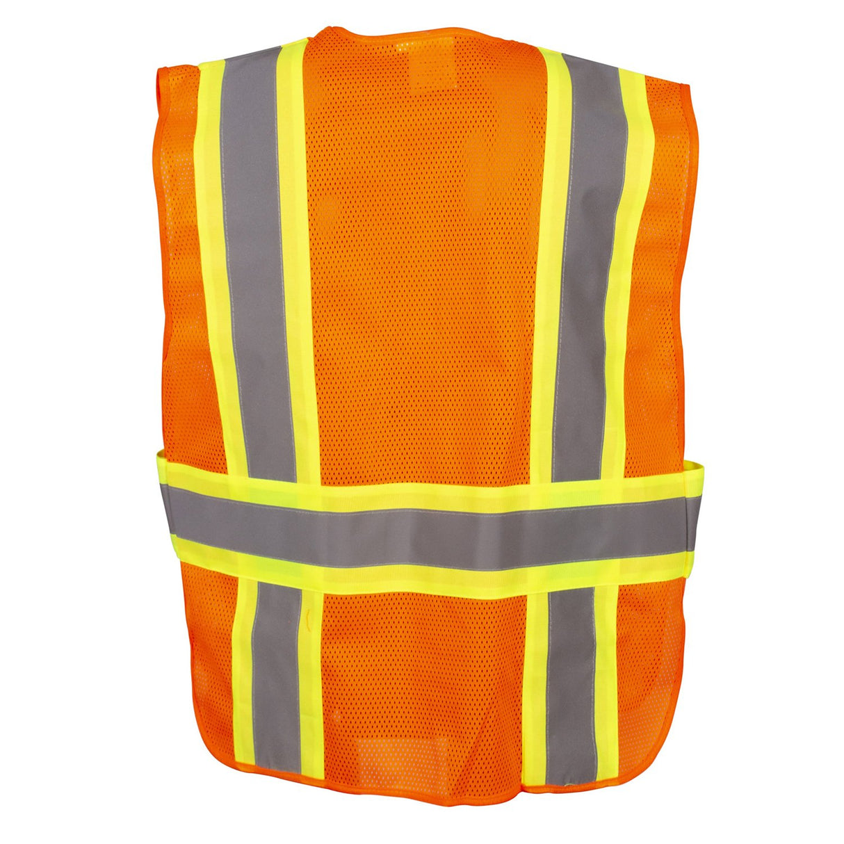 COR-BRITE® Hi Vis Two-Toned Expandable Vest with 7 Pockets + Badge Holder