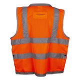 Cor-Brite® Heavy-Duty Surveyor's Vest with Snap Closure + D-Ring Access