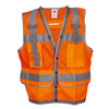 Cor-Brite® Heavy-Duty Surveyor's Vest with Snap Closure + D-Ring Access