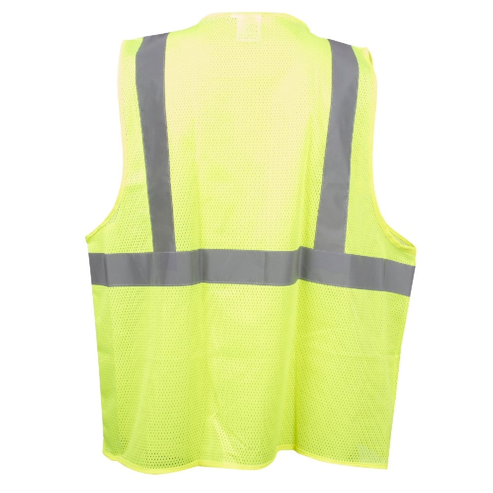 Cordova Hi Vis Mesh Vest/Single Reflective Strip + Inner & Outer Pockets