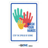 Wash Your Hands - Germ and Virus Prevention Sign - Gorvex.com